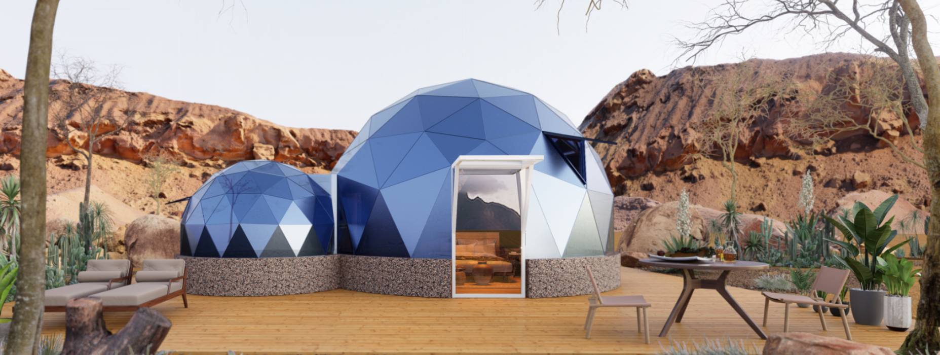 洪泽县球形智能光伏玻璃星空房